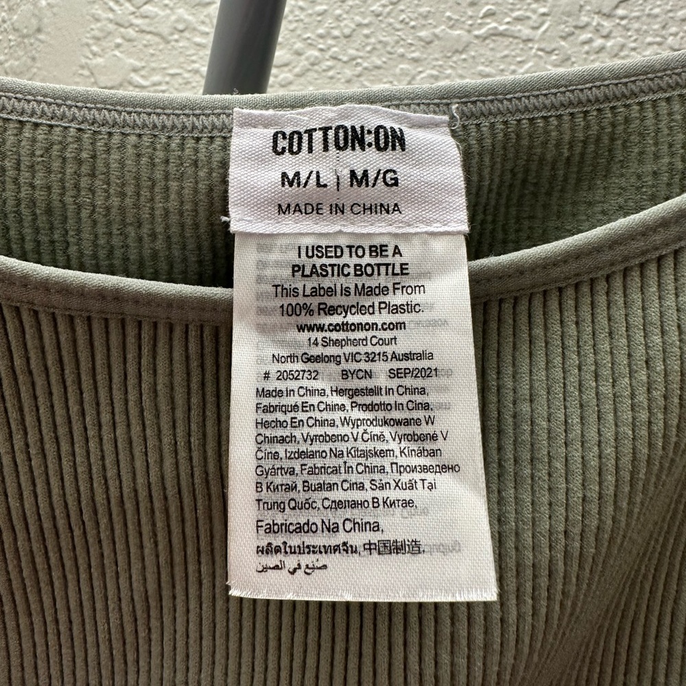 Cotton On Ribbed Tank